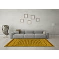 thumbnail image 3 of Ahgly Company Indoor Square Southwestern Yellow Country Area Rugs, 5' Square, 3 of 4