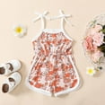 thumbnail image 2 of Black Long Sleeve Bodysuit Baby Girl Girl Romper Summer Short Jumpsuit V-neck Adjustable Spaghetti Straps Side Pockets Outfits 5-14 Years Old Toddler Jumpsuit Girl, 2 of 7