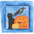 thumbnail image 2 of Shamp, Cindy 26x26 White Modern Wood Framed Museum Art Print Titled - Black Crows, Black Cats, 2 of 4