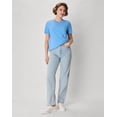 thumbnail image 5 of Hanes Perfect-T Women's Cotton Crewneck T-Shirt Carolina Blue S, 5 of 7