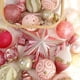 thumbnail image 2 of 3/6 piezas de adornos de bolas de Navidad de 8 cm, color rosa y rojo, para árbol de Navidad, decoración de fiesta, colgante de esferas de Navidad de Año Nuevo 2024, 2 of 5