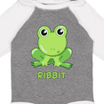 thumbnail image 4 of Inktastic Ribbit Cute Green Frog Boys or Girls Long Sleeve Baby Bodysuit, 4 of 5