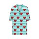 thumbnail image 4 of Camisetas de Cuello en V Mujeres de Moda Y Cómodo Botón Casual V-Cuello Camiseta Suelta Y Elástica No Posicionamiento Impresión Mujer Camisetas Casual, 4 of 6