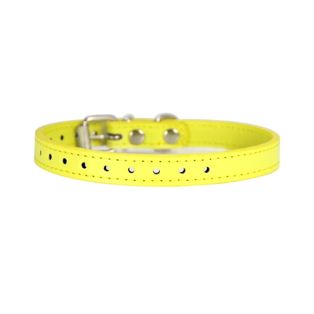 Greeniant Collar para cachorros: cómodo y para perros pequeños recién nacidos Collar de parto lindo y práctico para recién nacidos Seguro y Tubos y túneles para animales pequeños amarillo