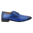 thumbnail image 5 of LIBERTYZENO Mens Genuine Leather Hornback Print Dress Shoes, Blue, 5 of 7