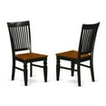 thumbnail image 3 of East West Furniture Dining Room Set Black & Cherry, MZWE3-BCH-W, 3 of 5