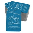 thumbnail image 1 of Inkdotpot Silver Foil Paper Hang Tags Happy Diwali Favor Tags 100 Pack, 1 of 6