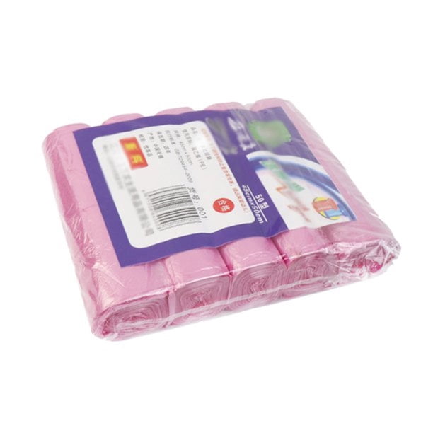 Disposable Small Trash Bags, Portable PE Rubbish Bags, Wastebasket Bags Small Garbage Bags For , Kitchen Bedroom Waste 5 Rolls/100 Counts