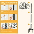 thumbnail image 6 of Gymax Garden Hose Holder Freestanding Water Hose Stand Detachable Metal Hose Holder, 6 of 9
