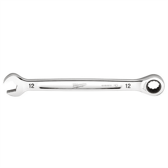 Milwaukee Tool 12MM Metric Ratcheting Combination Wrench, 12-Point, Steel, Chrome
