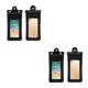 thumbnail image 4 of Soidarity Phone Waterproof Bag 3-layer Universal Solid Color Screen Beach Water Park Touch Pocket Pouch Drifting Seaside negro 2piezas, 4 of 6