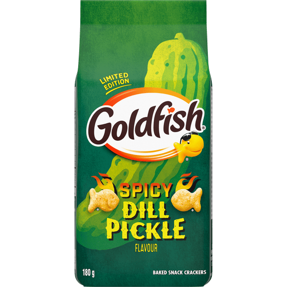 Goldfish® Spicy Dill Pickle Crackers (180 g bag), Goldfish Crackers 180g