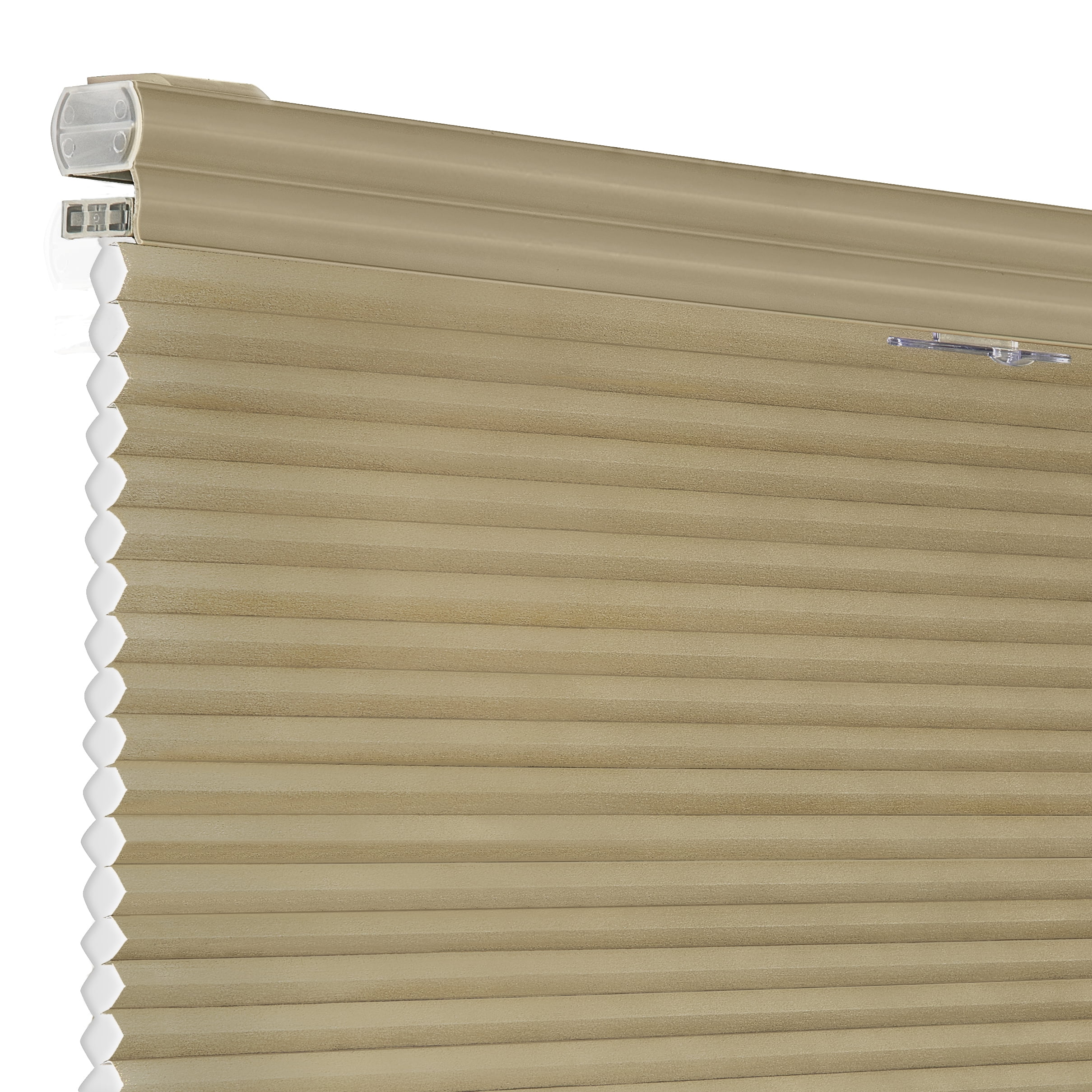 Achim Top Down Bottom Up Indoor Cordless Wheat Polyester Light Filtering Window Cellular Shade, 64" L x 33" W