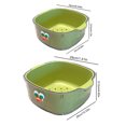 thumbnail image 2 of Cesta de Lavado Cgtredaw Verduras almacenamiento filtro Plástico doble capa Multifuncional, 2 of 9