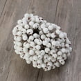 thumbnail image 3 of RENACLIPY 200Pcs Frosted Berry Holly Artificial Flower Decor White for Christmas Tree and Bouquet, 3 of 4
