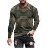 #3 Army Green Mens Graphic T-Shirts