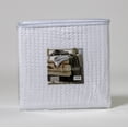 thumbnail image 4 of 100% Cotton Waffle Bed Blanket, Twin, White, 4 of 4