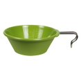 thumbnail image 2 of LOVIVER Bol de Camping Léger Vaisselle Bol à Soupe avec Poignée en Acier Inoxydable Extérieur Vert, 2 of 8