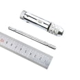 thumbnail image 3 of 2pcs Adjustable T-Handle Tap Wrench Set with Solid Jaw Ratchet Holder for Metric and Thread Plug Taps, 3 of 6