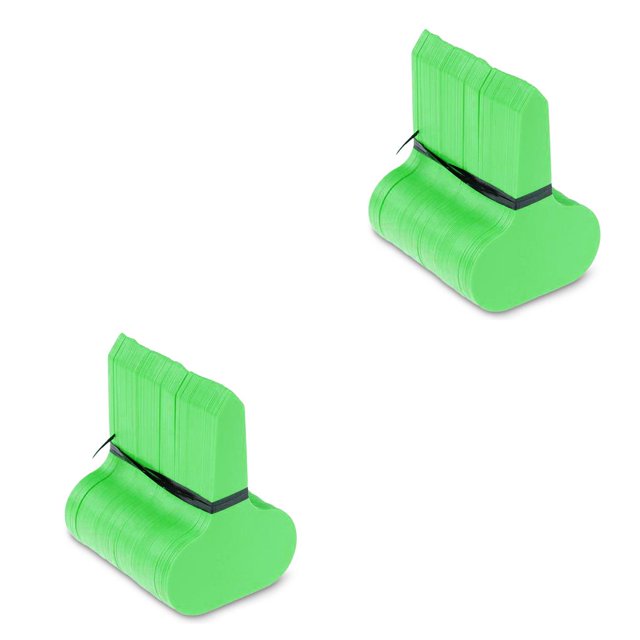 maskred Pack of 100 Garden Seedling Label Markers Classification Nursery Plaques Plants Writing Plate Board Labels Card Set Green 2Set