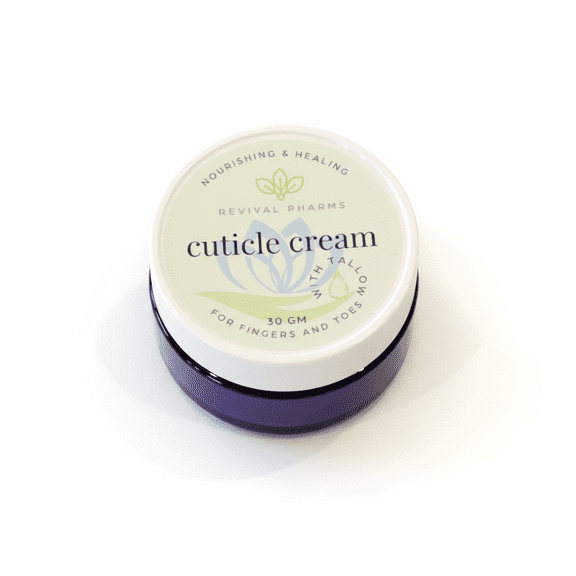 Revival Pharms Nourishing & Healing Cuticle Cream with Tallow, 30 gm