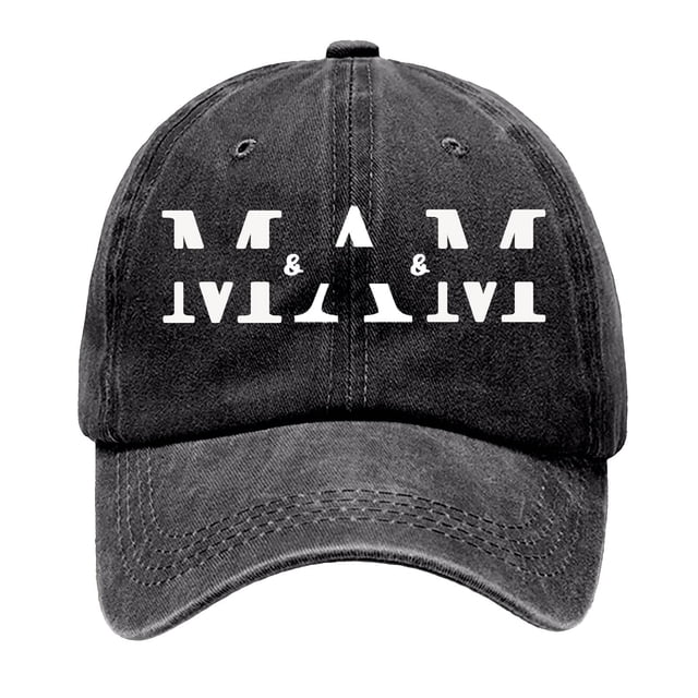 Wdgfv Day Custom Embroidered Baseball Cap with Children's Names Unique Present for Mom from Kids Black One Size