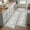 Abstract/Blue Cream-20"x32"+20"x48"+20"x59", variant on Runner Rugs Retro/Brown 20"x32"+20"x48"+20"x59" 3-Piece Set for Kitchen, Bathroom, Hallway, Entryway