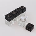 thumbnail image 2 of 5 Pieces Clear Glass Aromatherapy Vials, Essential Oil Perfume Diffuser Bottles Black, 2 of 8
