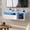 White, variant on Soges Floating TV Stand with LED, Wall Mounted TV Stand with 20 Color LED Lights, Floating Entertainment Center with Storage, Modern White, 40 inch