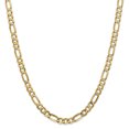 thumbnail image 1 of Leslie's 10K Yellow Gold 6.0mm Concave Figaro Chain (Weight: 18.83 Grams, Length: 20 Inches), 1 of 5