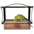 thumbnail image 5 of Rewenti Window Bird Feeder Metal Strong Suction Cups Ladder Wide Outdoor Wild Birds Feeding, 5 of 5