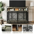 thumbnail image 5 of LEMBERI Dog Crate Furniture Large Breed,Wodeen Large Dog Kennel Indoor End Table,Heavy Duty Dog Crate,Decorative Pet Crate Dog Cage (Gray), 5 of 8