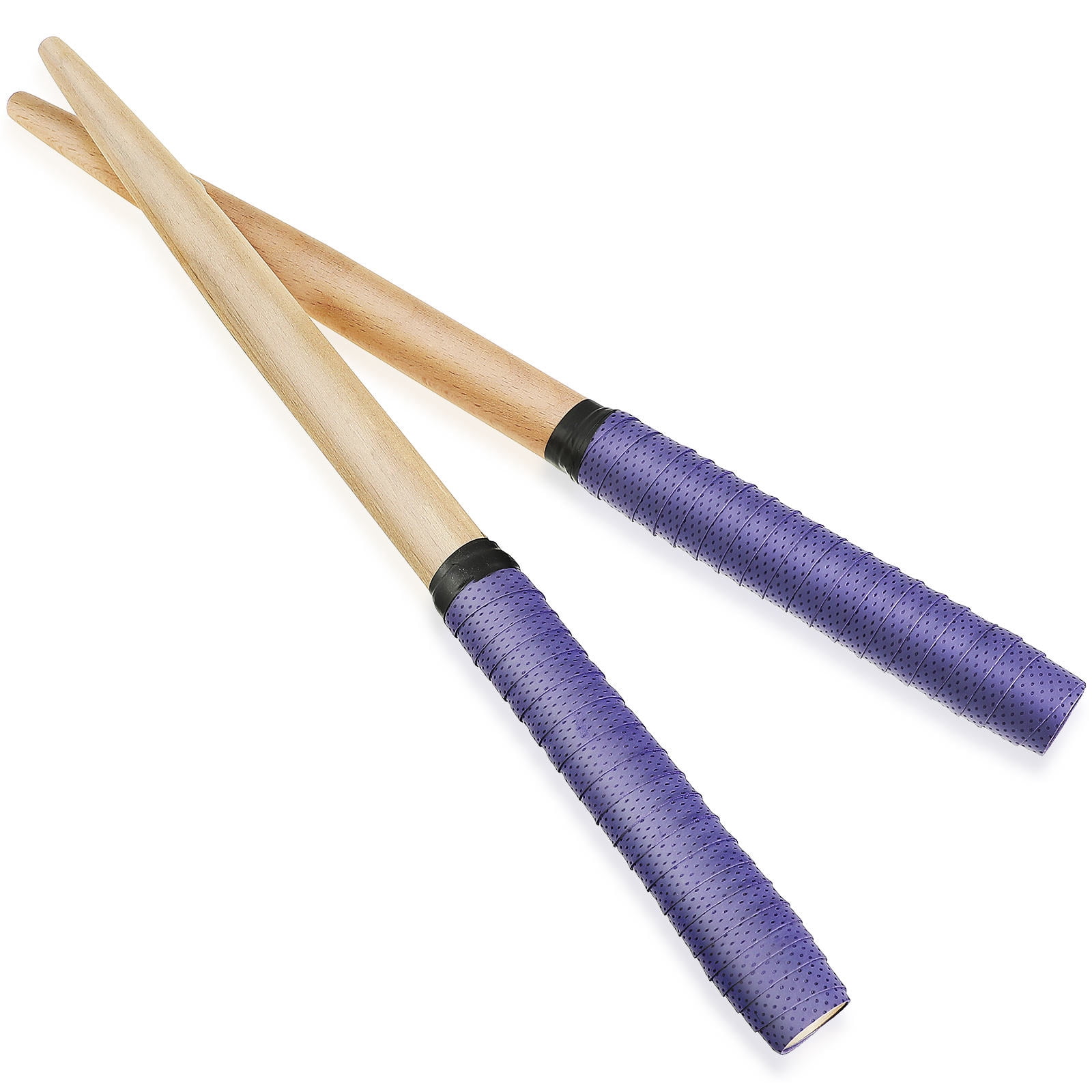 Houderco Drumsticks Purple For Beginner Drummers School Practice 3 Pairs 15.05In
