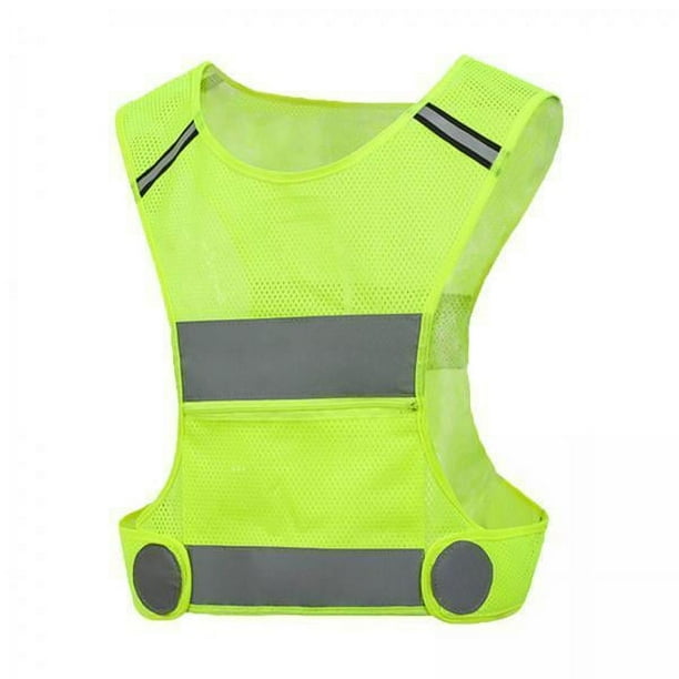 Chaleco de seguridad reflectante,Chalecos de seguridad reflectantes con bolsillos,Accesorios reflectantes,Chaleco de trabajo para limpieza y pintura en construcción, protectora de trabajo