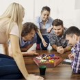 thumbnail image 7 of AMEROUS 12.5 inches Wooden Chinese Checkers Set with Storage Drawer - 60 Acrylic Marbles in 6 Colors - 12 Bonus Spare Marbles, Classic Strategy Family Board Game for Kids and Adults, 7 of 7