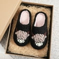 thumbnail image 4 of Leozcaa Cute Animal Slippers for Women Indoor Outdoor Memory Foam House Slipper Soft Warm Cozy Fuzzy Shoes, 4 of 5