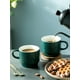 thumbnail image 4 of Juego de tazas de café LYEOBOH de porcelana de 385 ml con soporte y cucharas, 4 of 9