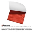 thumbnail image 4 of Gold Leaf Foil Sheet, Red Leaf Papers, 3.3" x 3.1" for Decoration, Sculptures, Painting, Pack of 200 Pcs, 4 of 5