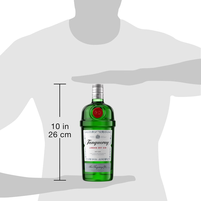 Tanqueray London Dry Gin, 1 L, 47% ABV - Walmart.com
