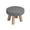 A, variant on FEOLGEHLY Round Wooden Foot Stool with Soft Padded Seat, Small Foot Stool, Non-Slip Compact Side Table for Living Room, Versatile Wooden Stool for Home Office (A)