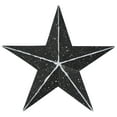 thumbnail image 4 of VHC Brands Patriotic Faceted Metal Star Black Wall Hanging 8x8, Independence Day Decor, American Star Design, Distressed Appearance Metal Wall Hanging, Star Shape, Country, Charcoal Black, 4 of 6