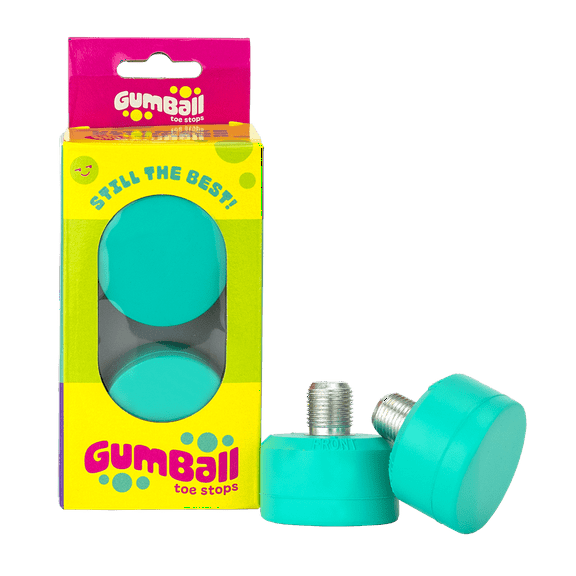 Moxi Gumball Roller Skate Toe Stops (Mint 83A, Short Stem)
