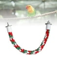 thumbnail image 5 of Bird Rope Perch Parrot Climbing Rope Rope Toy for Cockatiels Finches Budgie 30cm, 5 of 7