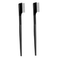 thumbnail image 4 of Baluue 2-Pack Portable Eyelash Shaping Comb with Steel Needle, Black Makeup Tool for Precise Lash Styling, 4 of 8