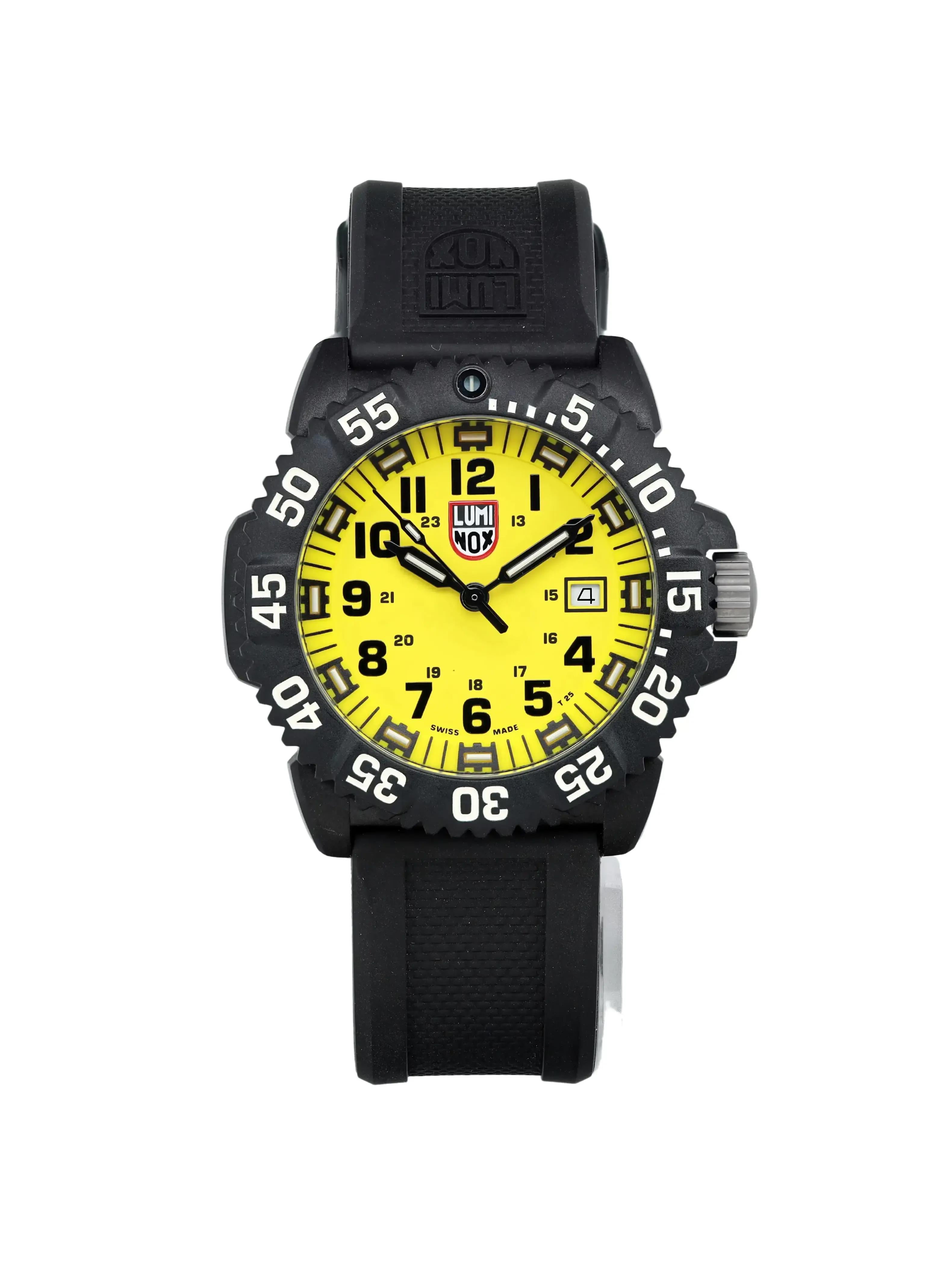 Luminox Navy Seal Colormark 44mm Carbon Yellow Dial Men Quartz Watch XS