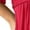 Classic Red, variant on Ellos Plus Size Stretch Knit Fit And Flare Elbow-Length Sleeve Tie-Back Maxi Dress