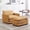 Yellow, variant on JUSTLET Sectional Sofa with Ottoman, L Shaped Corduroy Cloud Couch with Chaise, Modular Sectional Sofa Sleeper Furniture Set for Living Room, Beige