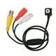 thumbnail image 5 of Mini cámara de seguridad impermeable con visión nocturna, gran angular de 170 °, formato NTSC, cámara de vigilancia AV con cable y micrófono para CCTV, 5 of 10