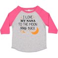 thumbnail image 3 of Inktastic I Love My Nana to the Moon and Back Boys or Girls Toddler T-Shirt, 3 of 5