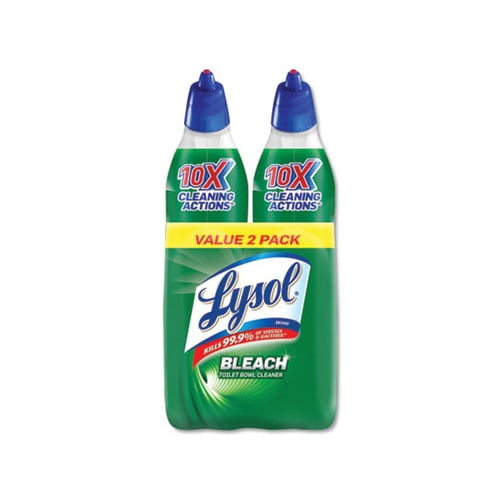 Disinfectant Toilet Bowl Cleaner with Bleach 24 oz, 2/Pack